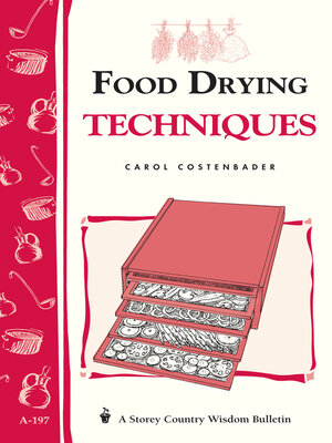 cover image of Food Drying Techniques